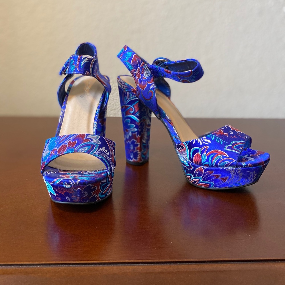Qupid Slingback Platforms